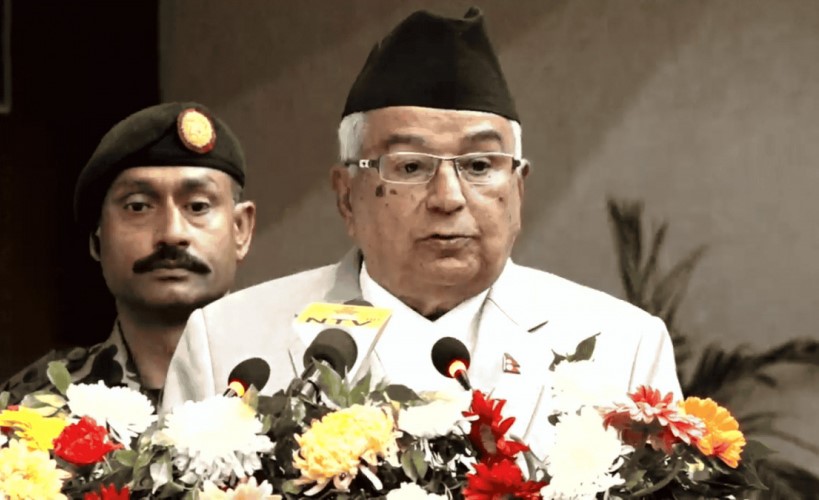 संविधानले विविधतालाई एकताको सूत्रमा बाँधेको  छ : राष्ट्रपति पौडेल